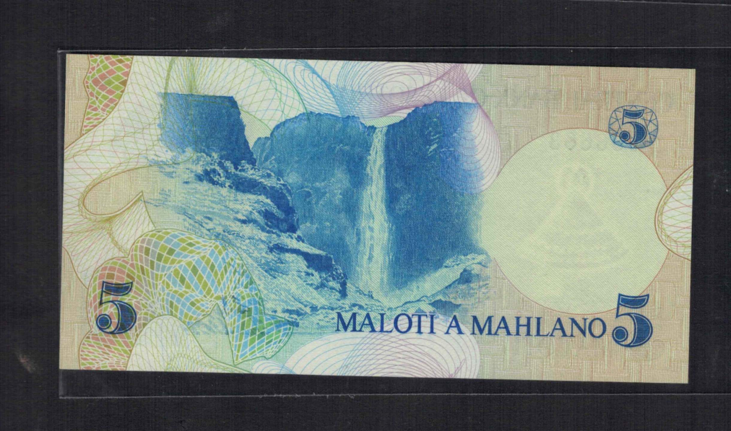 莱索托1981年5马鲁梯 克劳斯目录P-5a 签名1 实物图 UNC