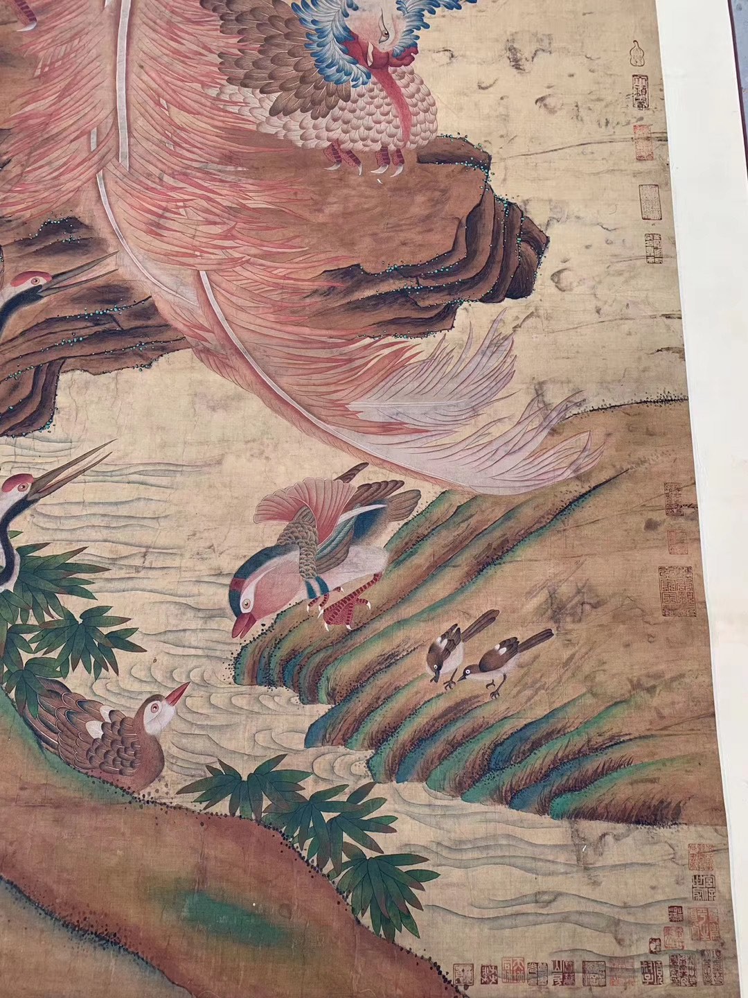 宋徽宗绢本五伦图一副