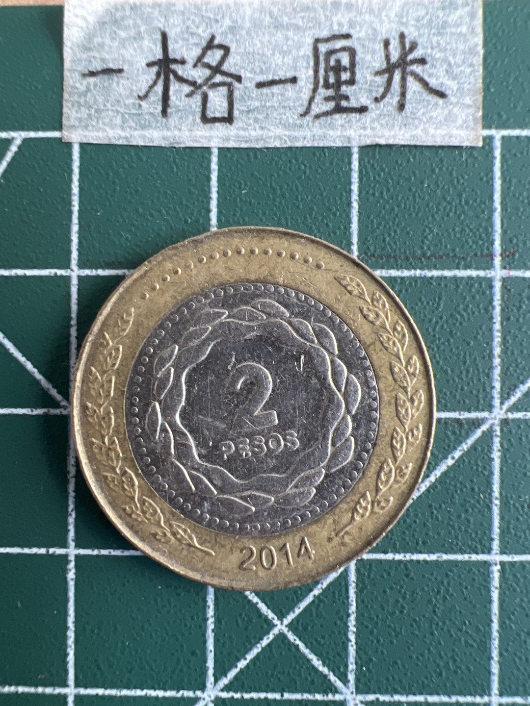 泡泡堂第二十期  世界硬币纪念章专场，(全场20包邮) 阿根廷双色2皮索