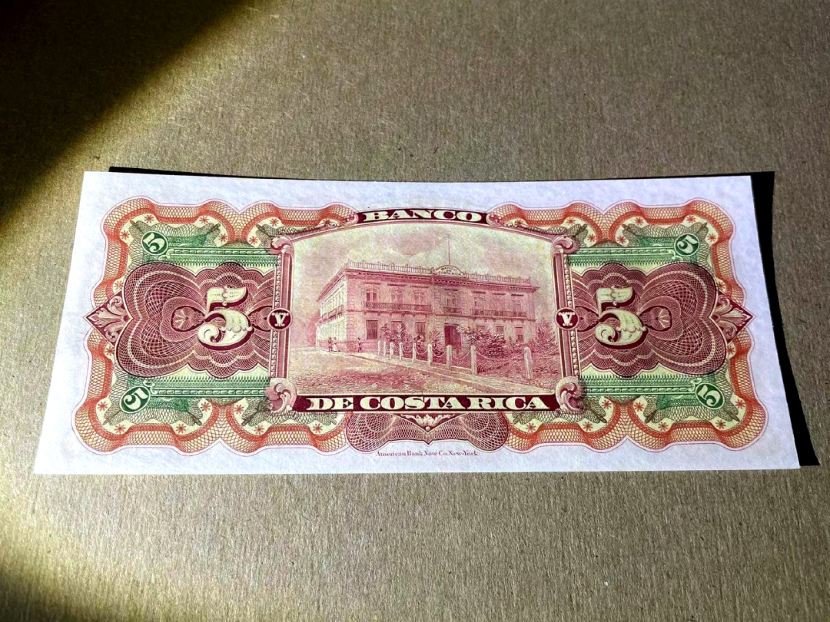 新纪元！【Blue Auction】✨世界纸币精拍第201期【精】   【百年风云】哥斯达黎加 1901-08年5克朗  美钞公司出品 雕刻精美 UNC-