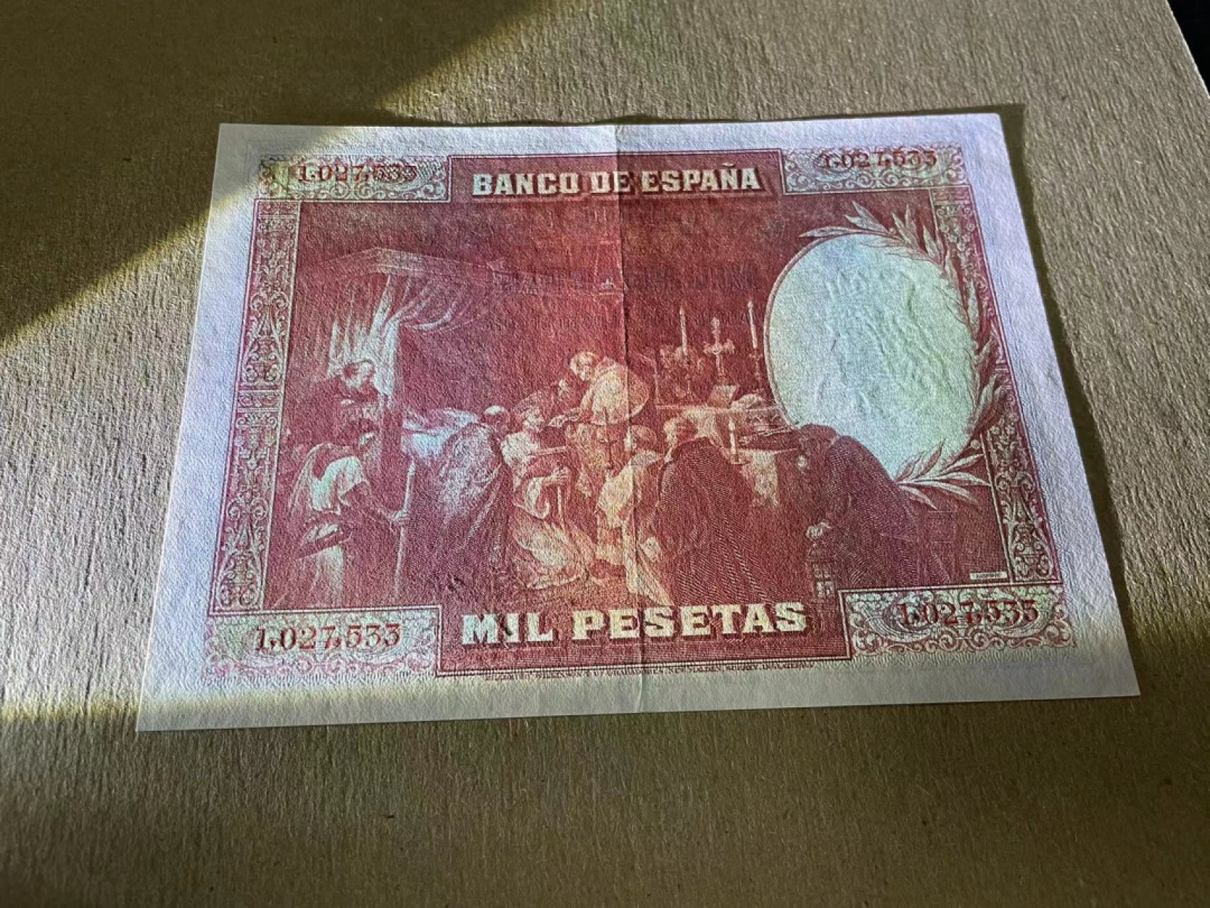 新纪元！【Blue Auction】✨世界纸币精拍第201期【精】   【一组5张】西班牙 1928年25-1000比塞塔 品相如图 BWC出品 大方块 