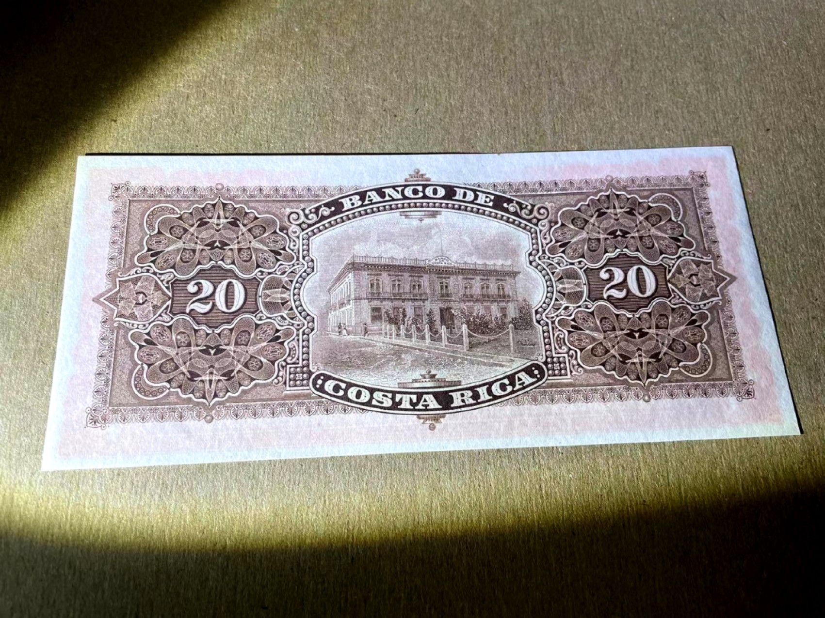 新纪元！【Blue Auction】✨世界纸币精拍第201期【精】   【百年风云】哥斯达黎加 1906年20克朗 美钞公司出品 雕刻精美 全新UNC 