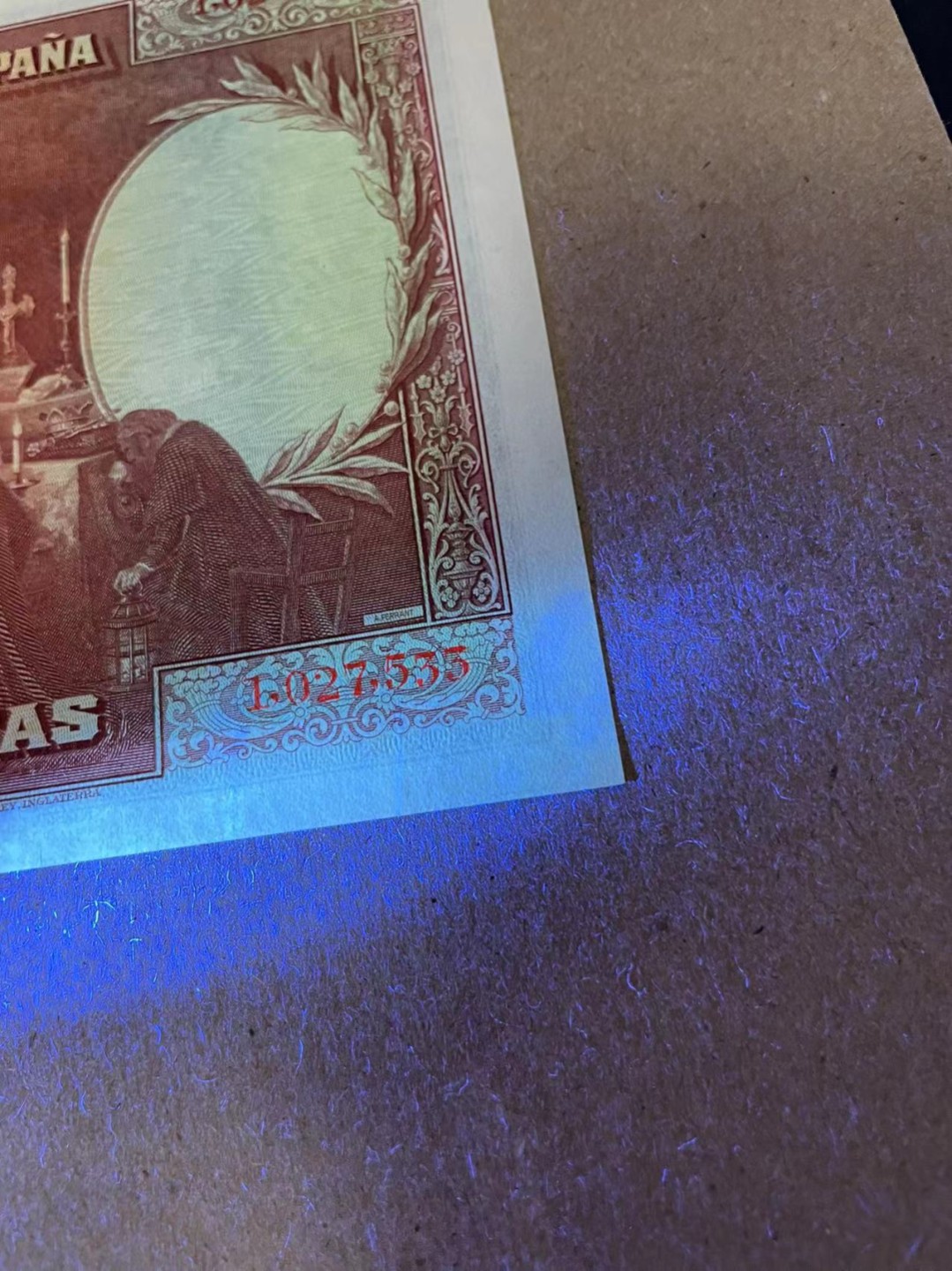 新纪元！【Blue Auction】✨世界纸币精拍第201期【精】   【一组5张】西班牙 1928年25-1000比塞塔 品相如图 BWC出品 大方块 