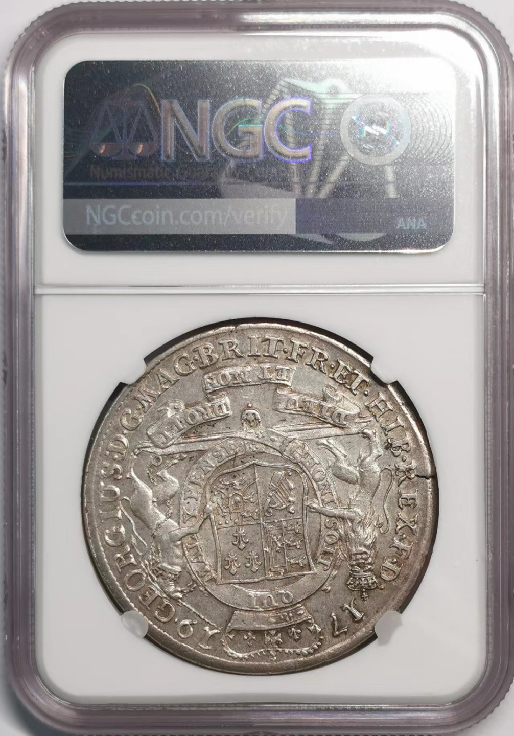 凡希社世界钱币微拍第二百零四期 1719布伦瑞克吕内堡泰勒大银NGC-AU53