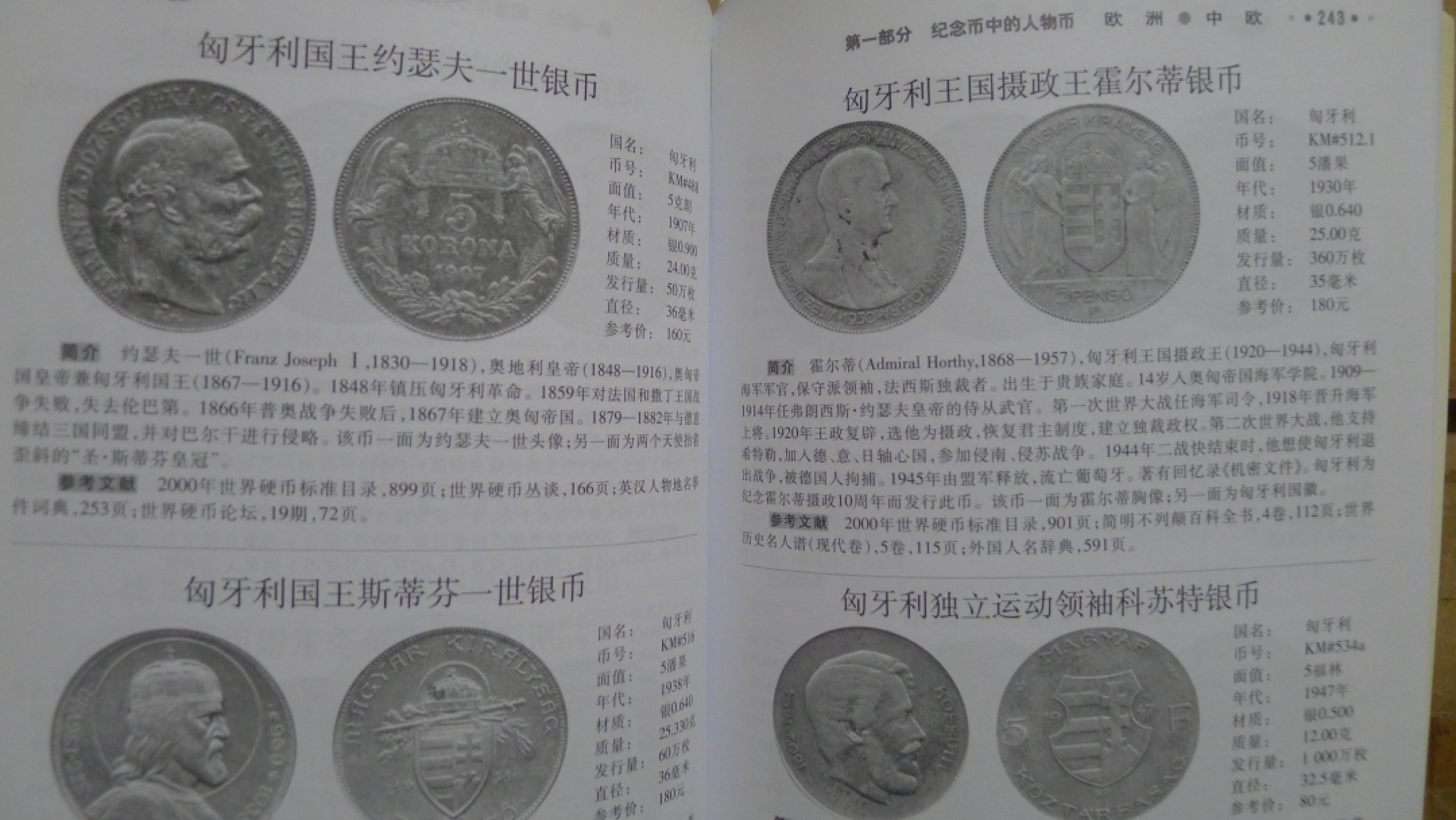 世界钱币章牌书籍专场拍卖第57期 世界人物硬币鉴赏