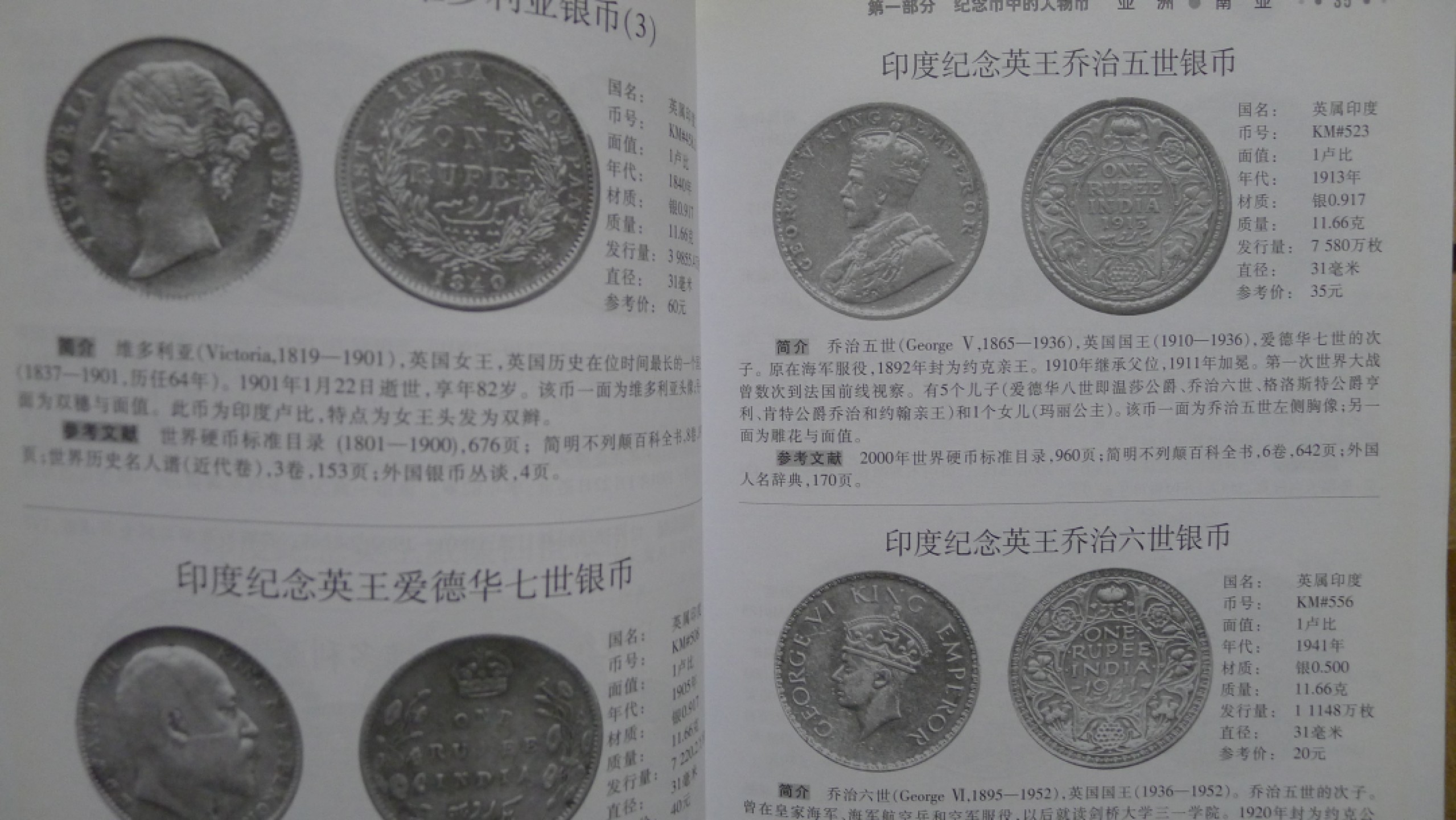 世界钱币章牌书籍专场拍卖第57期 世界人物硬币鉴赏