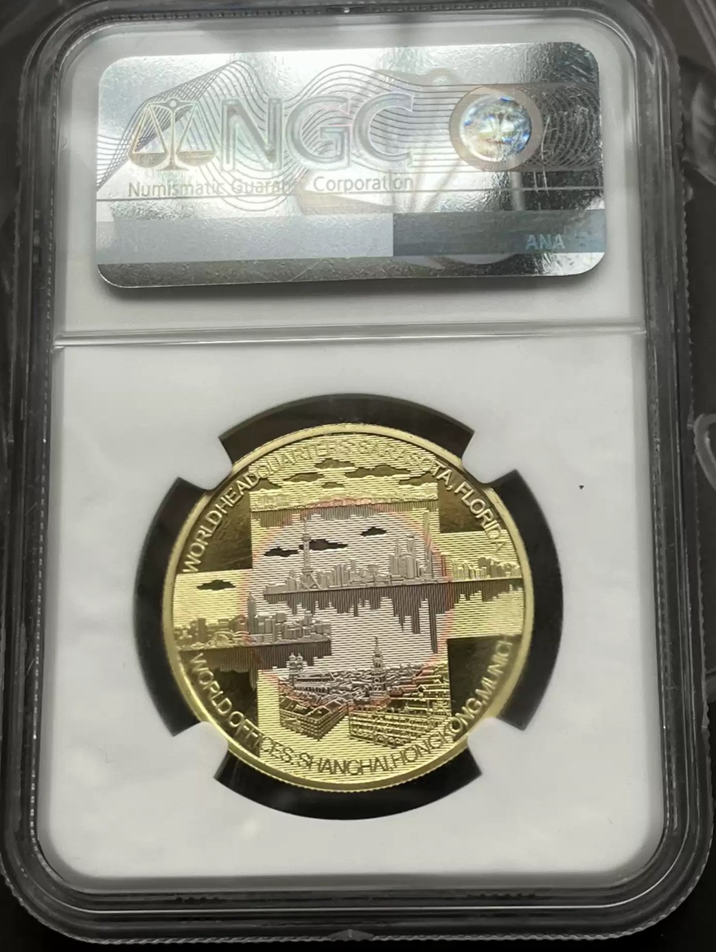 老精稀金银币专场「第13期」 2017年庆祝NGC成立30周年三色铜章