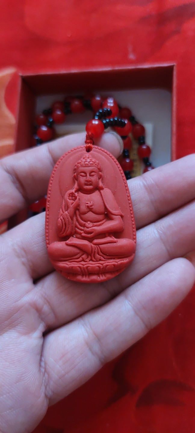 一米收藏，开心上拍(第五十)期 男士朱砂吊坠，全新未佩戴！