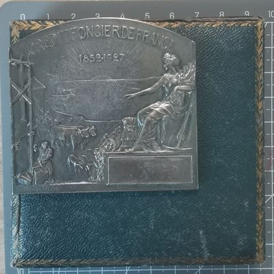 🧊奇货可居🧊 第十六场 法国章牌专场 【Plaque Carré 】 - 法国信贷银行银章 Legastelois作品