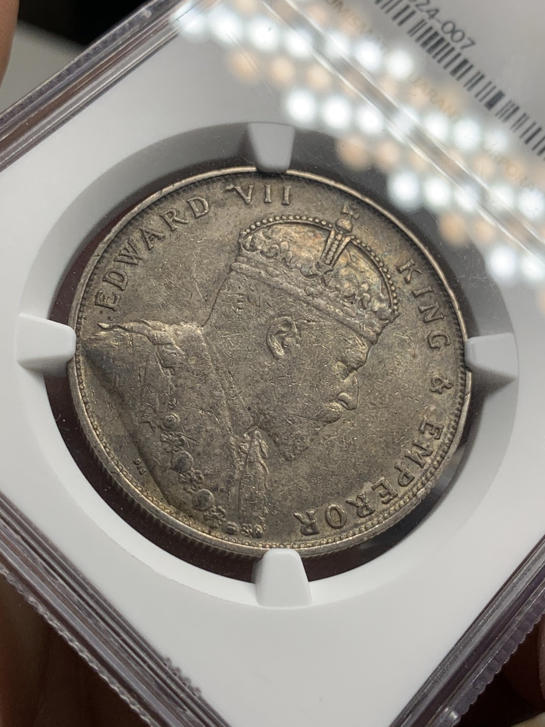 《竞宝斋》第73场-本周日，周一2场连拍（全场不限金额包邮） NGC-au53 海峡 1907年 壹圆银币  数量比站洋少得多，原味爆浆，热门潜力品种