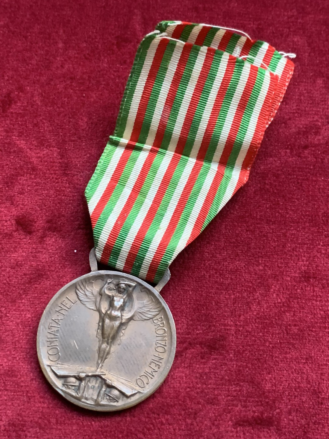 《竞宝斋》第73场-本周日，周一2场连拍（全场不限金额包邮） 意大利一战 意奥战争1915-18年 铜制勋章