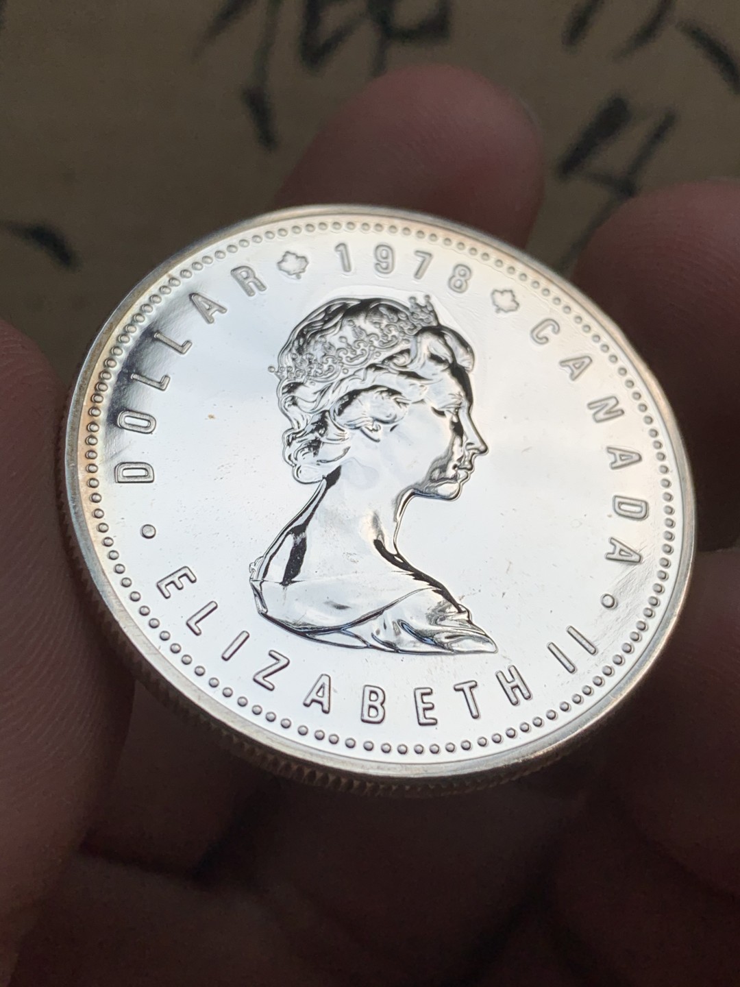 《竞宝斋》第73场-本周日，周一2场连拍（全场不限金额包邮） 原盒 加拿大1978年 英联邦运动会1元 精制大银币