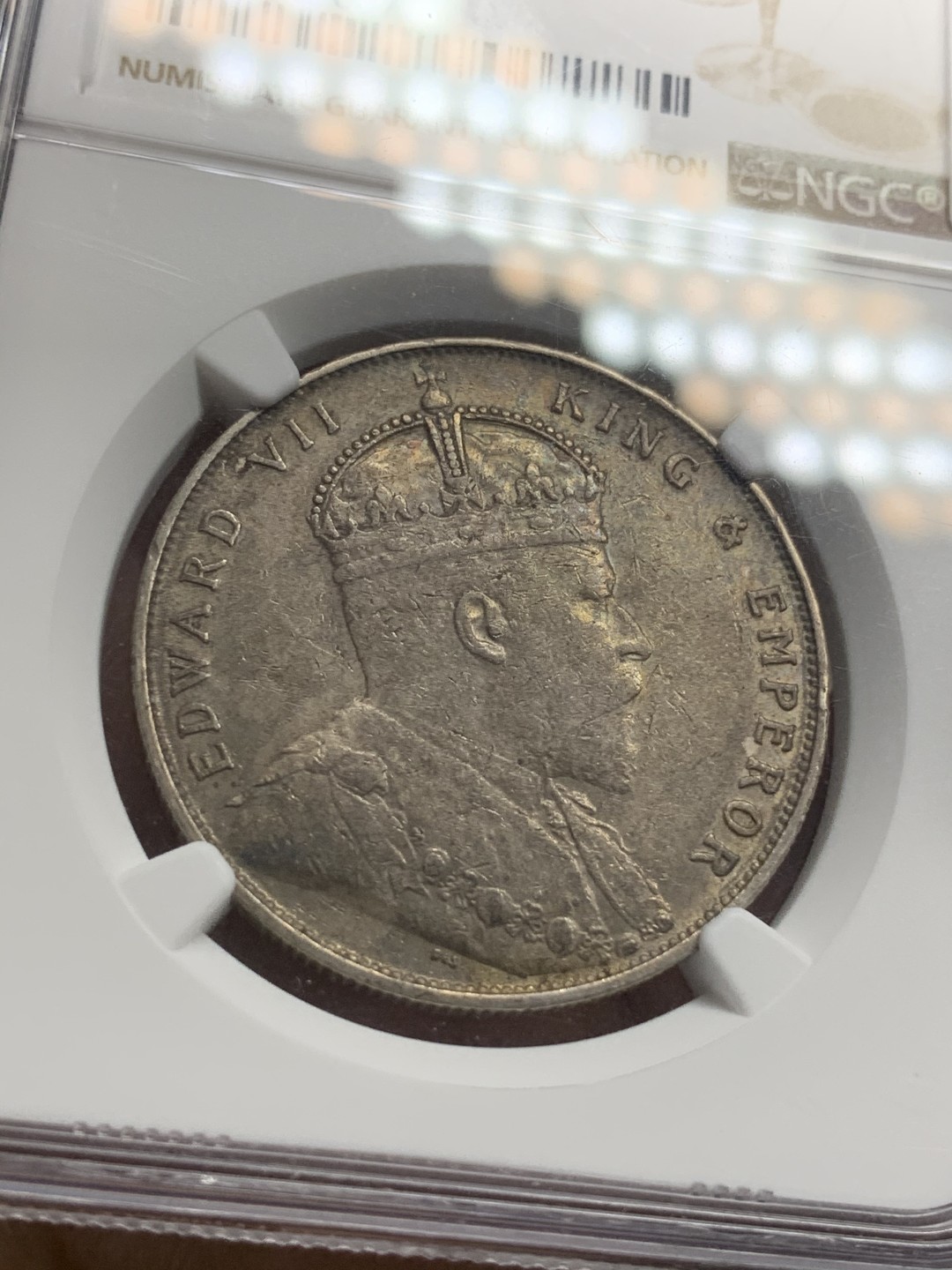 《竞宝斋》第73场-本周日，周一2场连拍（全场不限金额包邮） NGC-au53 海峡 1907年 壹圆银币  数量比站洋少得多，原味爆浆，热门潜力品种