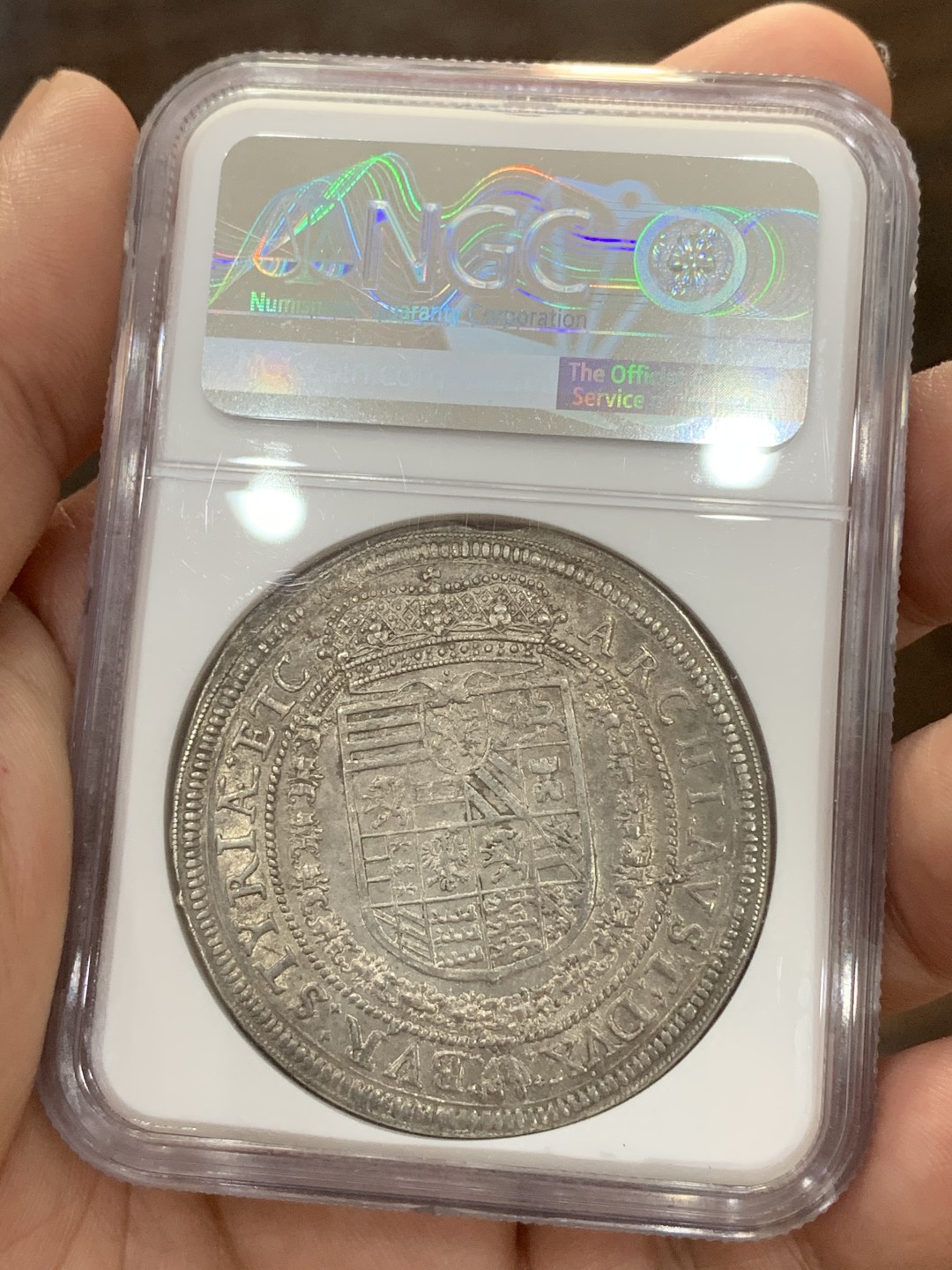 《竞宝斋》第73场-本周日，周一2场连拍（全场不限金额包邮） NGC-MS62 神圣罗马帝国 1625年 斐迪南二世 大泰勒银币 格拉茨厂出品 全深打 状态出色 一步到位的藏品