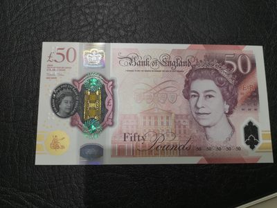 《外钞收藏家》第一百八十八期 - 英国最新版塑料钞50镑 全新UNC 无47