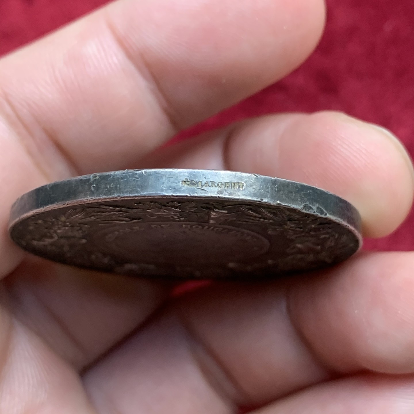 《竞宝斋》第73场-本周日，周一2场连拍（全场不限金额包邮） 法国1909年播种女神大银章 40克