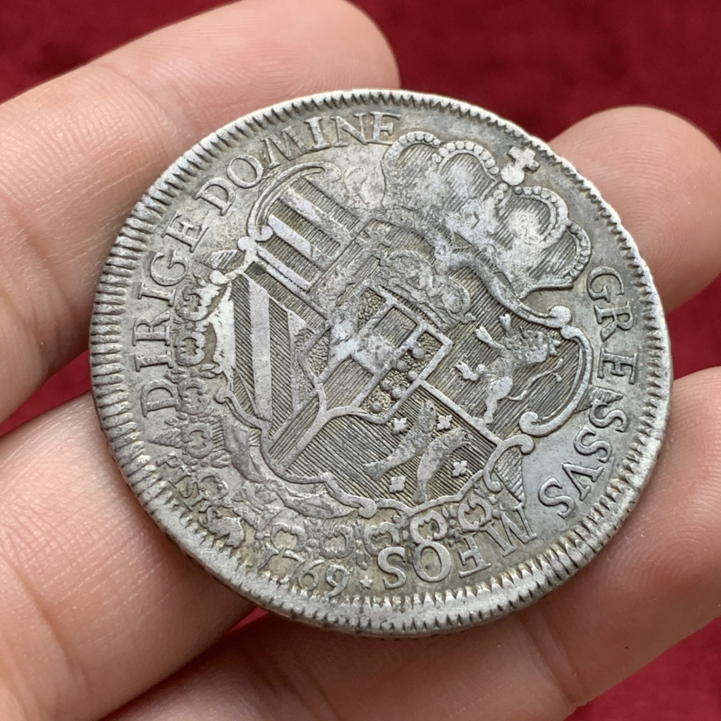 《竞宝斋》第73场-本周日，周一2场连拍（全场不限金额包邮） 意大利1769年 托斯卡纳 彼得罗·莱奥波尔多一世 1F大银币 917银 27.4克