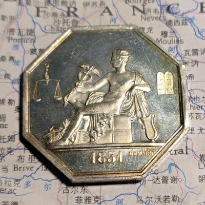 gush小明220713 法国八角银章墨丘利原光