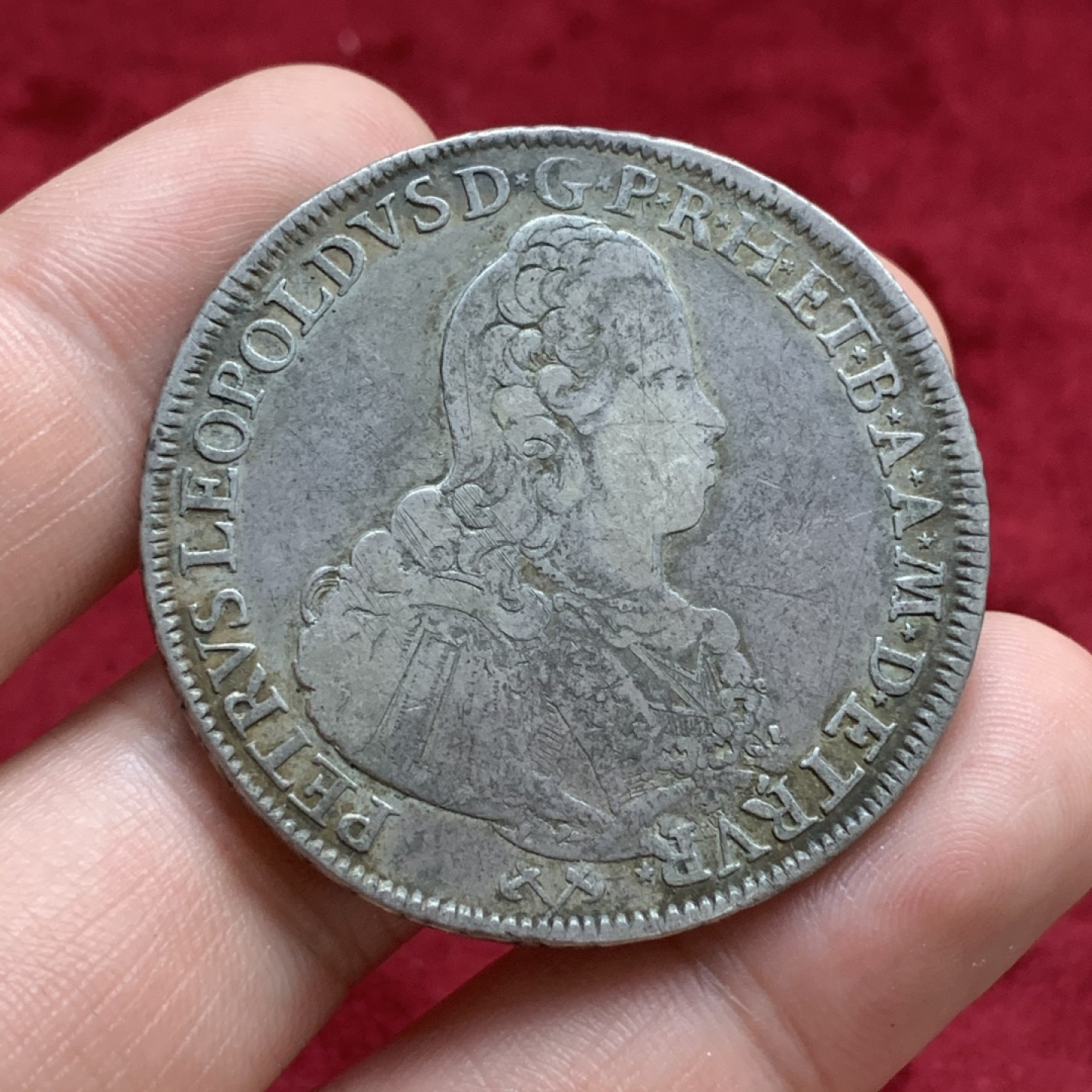 《竞宝斋》第73场-本周日，周一2场连拍（全场不限金额包邮） 意大利1769年 托斯卡纳 彼得罗·莱奥波尔多一世 1F大银币 917银 27.4克