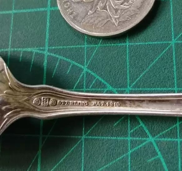 gush小明220713 1910欧美古董花卉艺术银勺