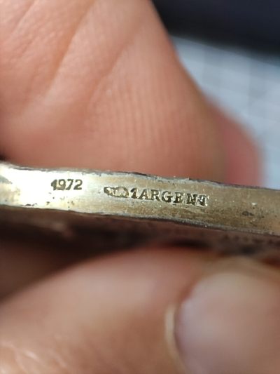 gush小明220713 法国1972小学教育纪念银章42g