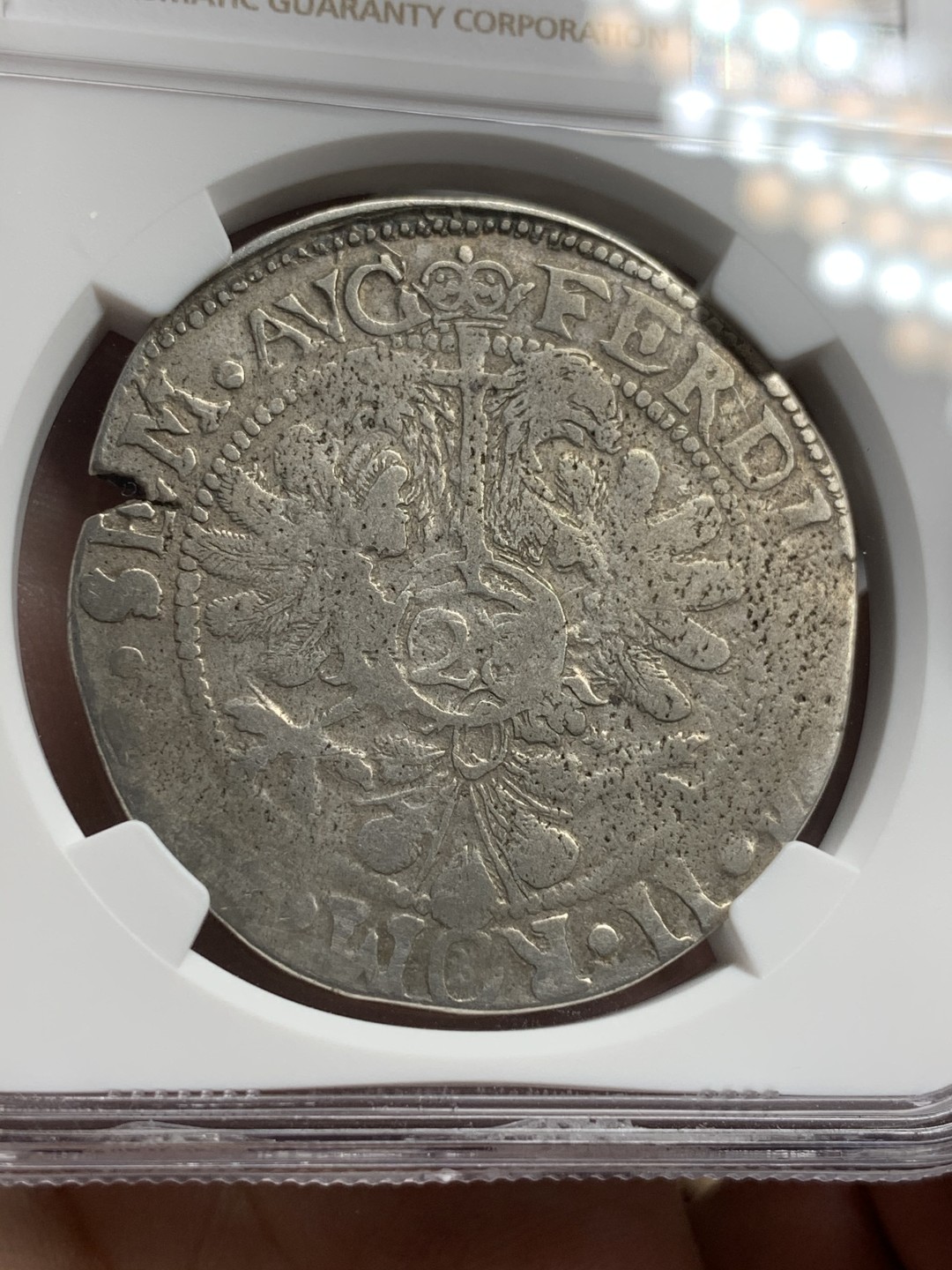 《竞宝斋》第73场-本周日，周一2场连拍（全场不限金额包邮） NGC 德国 埃姆登自由市 1637-53年 28斯迪佛银币（等于2/3泰勒）