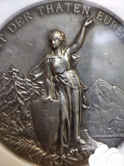 gush小明220713 1892瑞士格拉鲁斯射击节银章