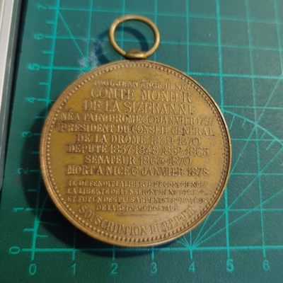 gush小明220713 法国政治家铜章1878