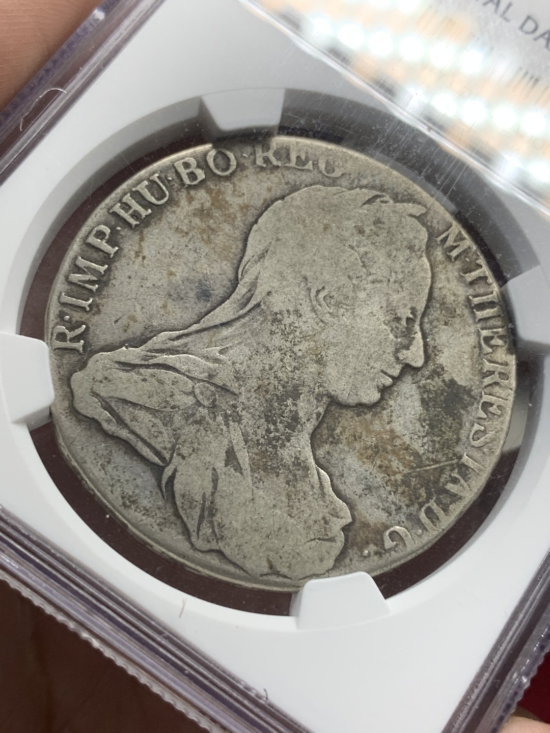 《竞宝斋》第73场-本周日，周一2场连拍（全场不限金额包邮） NGC 1780年特兰西瓦尼亚AH-GS原铸大奶妈泰勒银币 