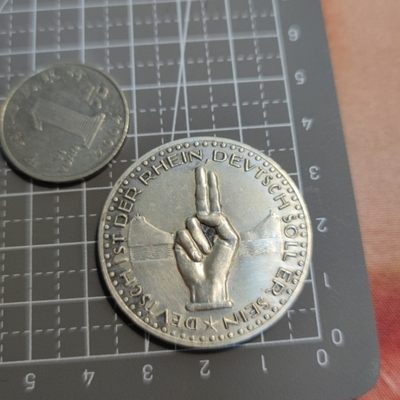 gush小明220713 德国1925莱茵河1000年文明史银章