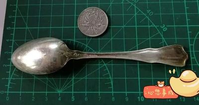 gush小明220713 1910欧美古董花卉艺术银勺