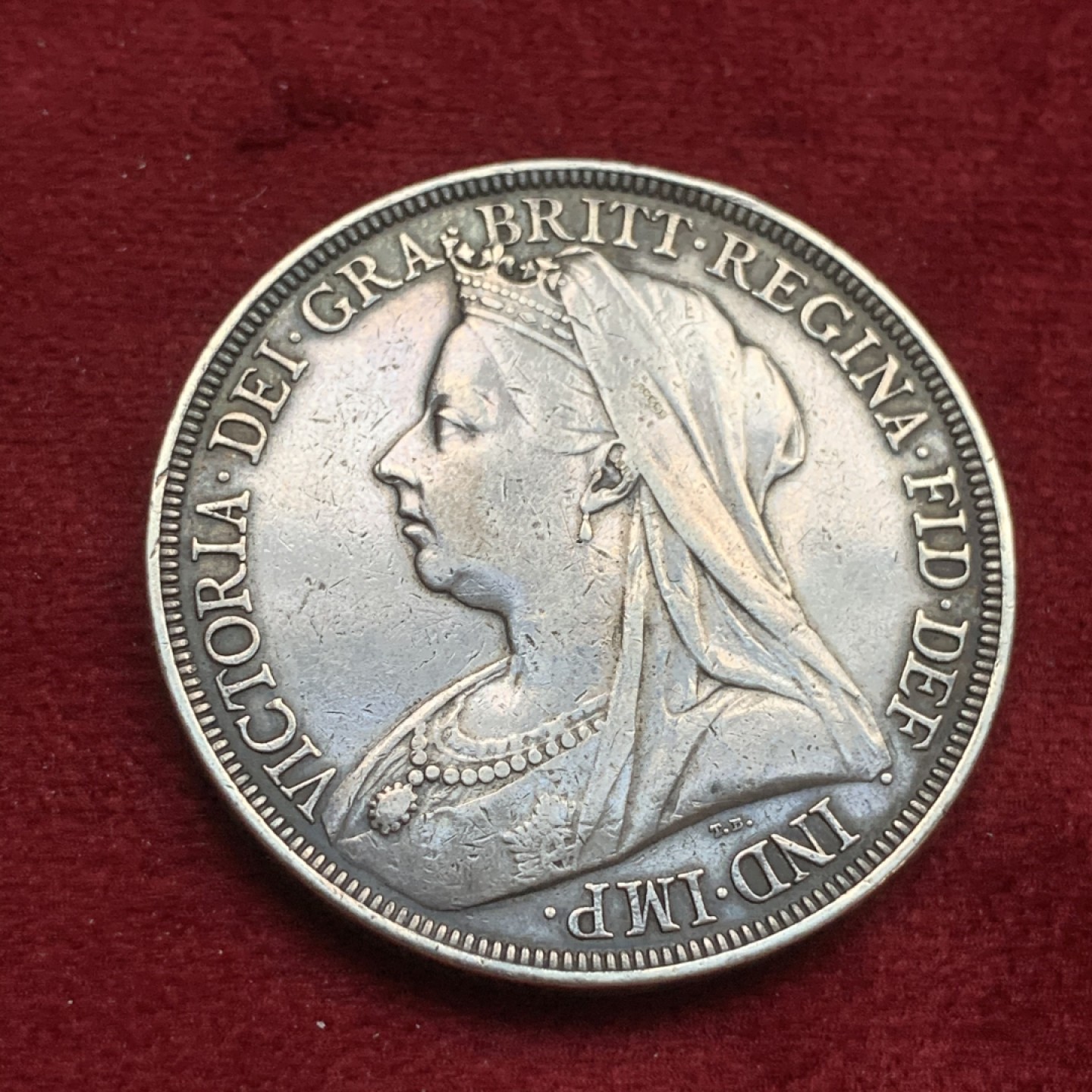 《竞宝斋》第73场-本周日，周一2场连拍（全场不限金额包邮） 英国1896年维多利亚披纱马剑 AU好品 细节不错 边无磕碰 铭文完整