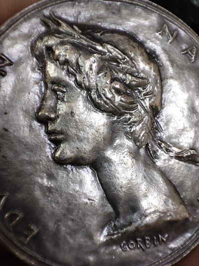 gush小明220713 法国1972小学教育纪念银章42g