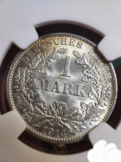 gush小明220713 1914德国1马克银币