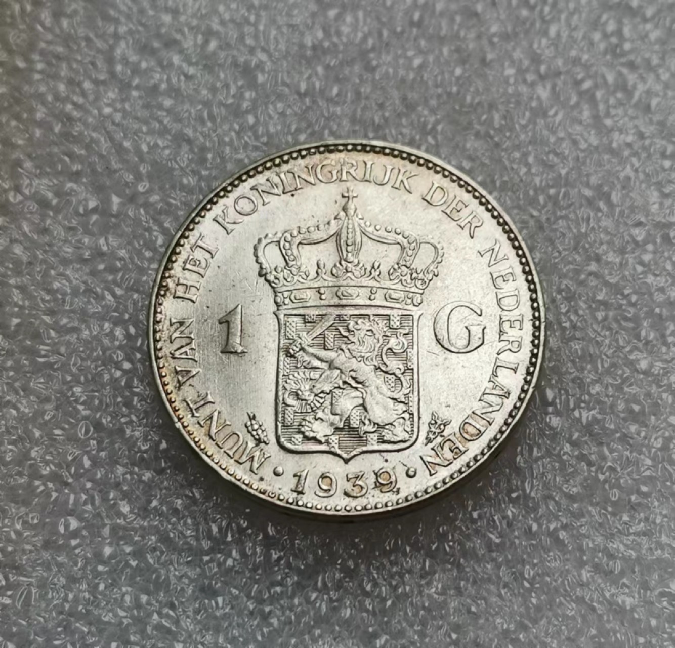 瓶子🏺第47期拍卖会 荷兰1939年威廉明娜女王1盾银币