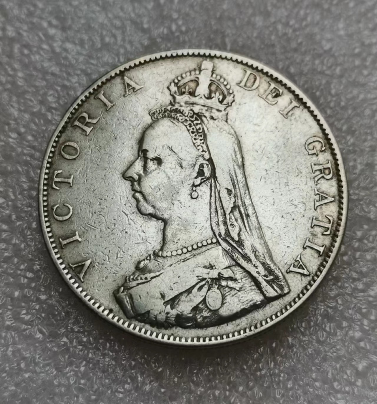 瓶子🏺第47期拍卖会 英国1887年双福罗林银币