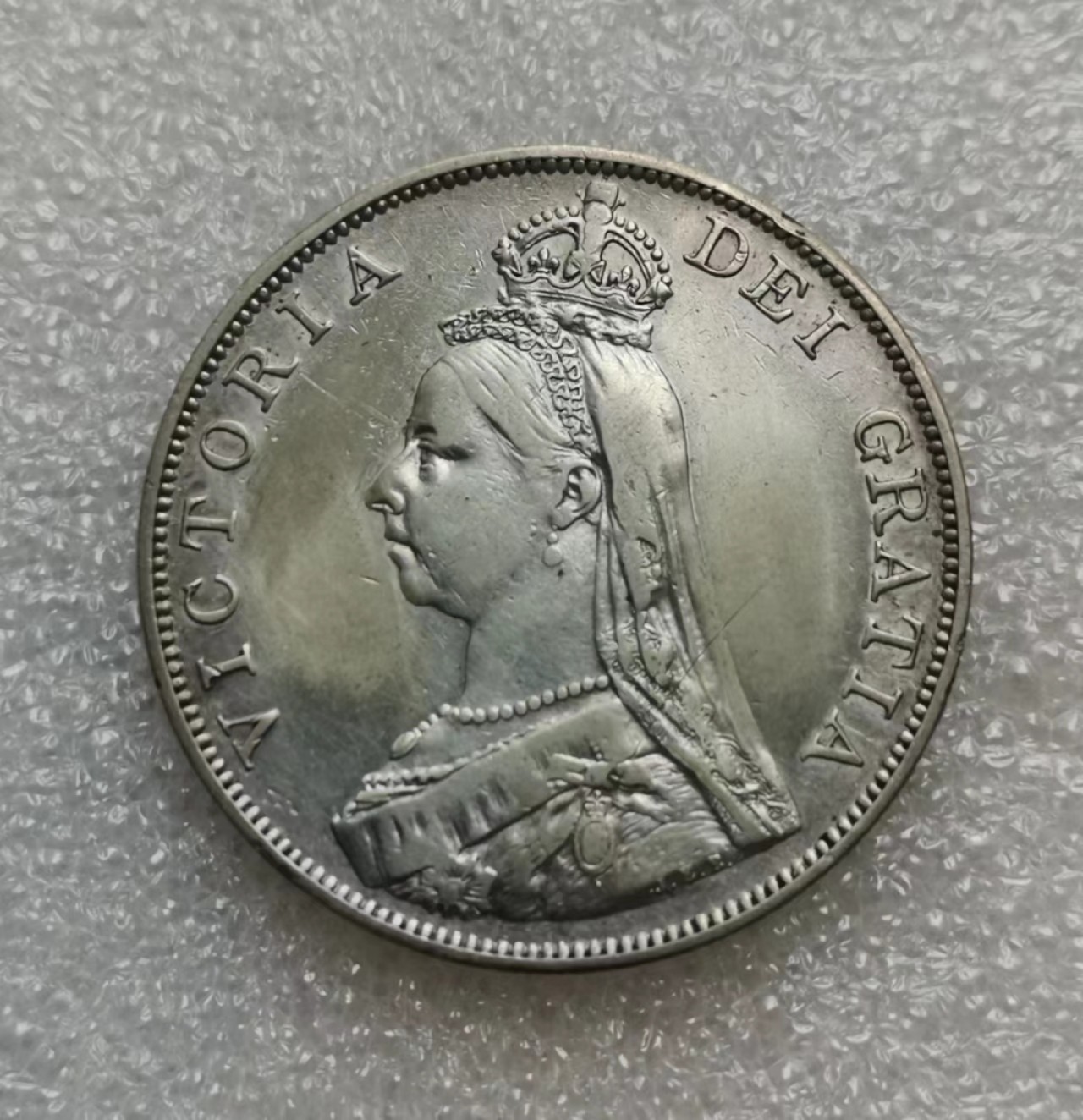 瓶子🏺第47期拍卖会 英国1890年维多利亚双弗洛林银币