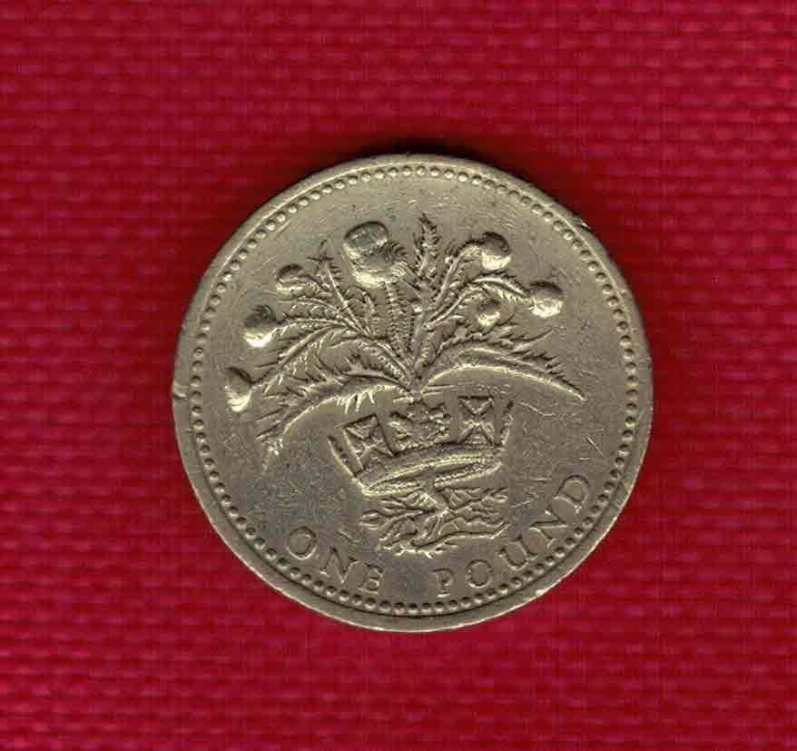 英国1984年1镑 流通品   