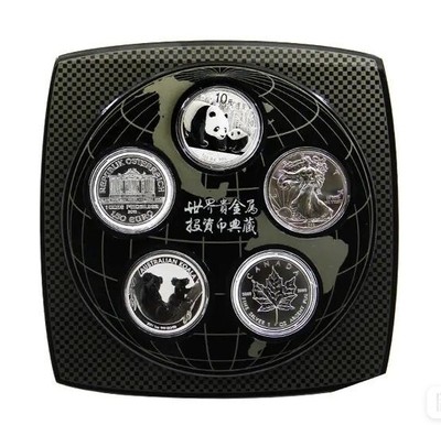 泉友缘收藏品第200期拍卖 - 2011年世界贵金属投资银币典藏5枚套装