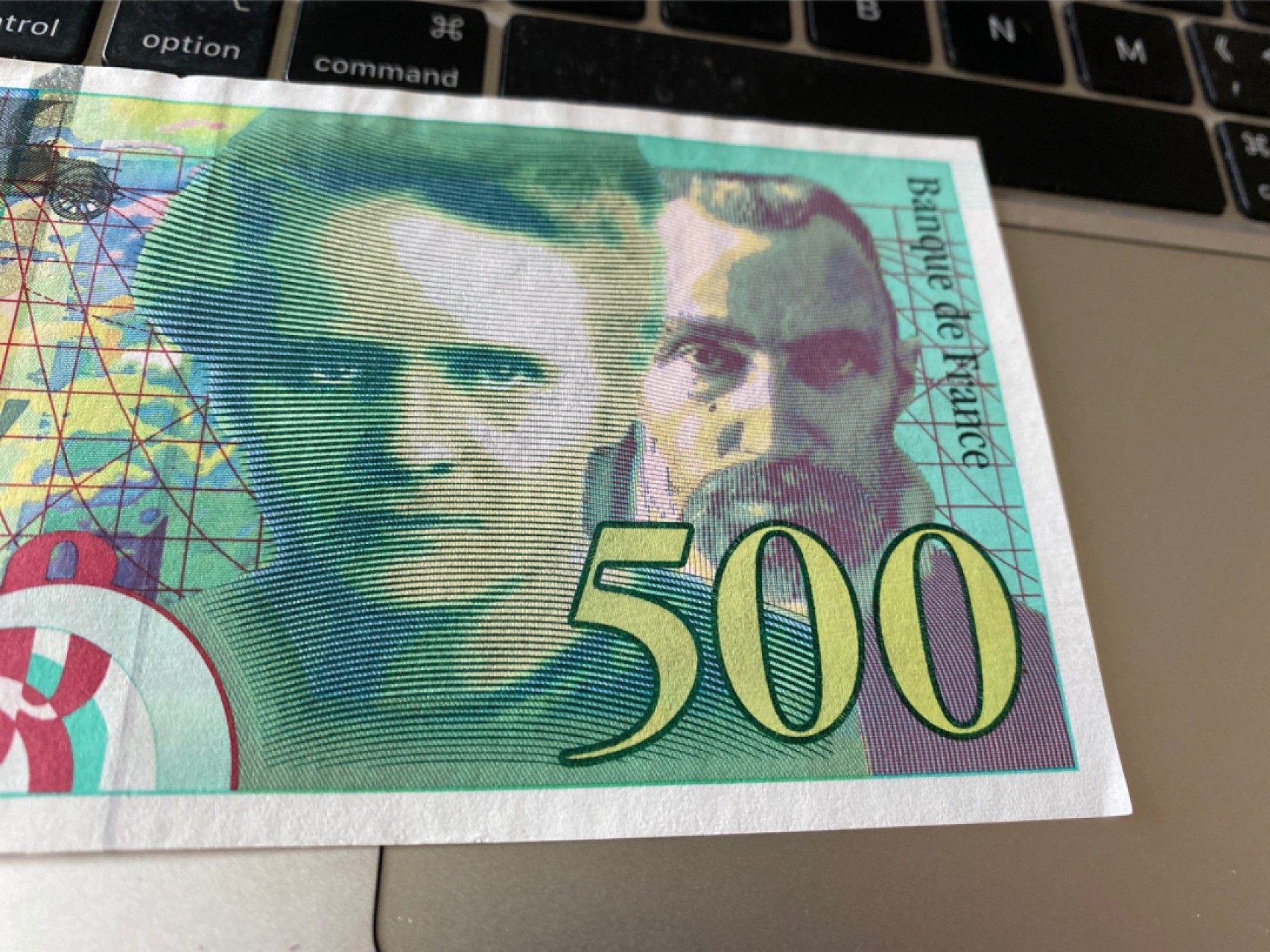 收藏联盟Quantum Auction 第175期拍卖 1994年法国500法郎 居里夫妇 品相如图