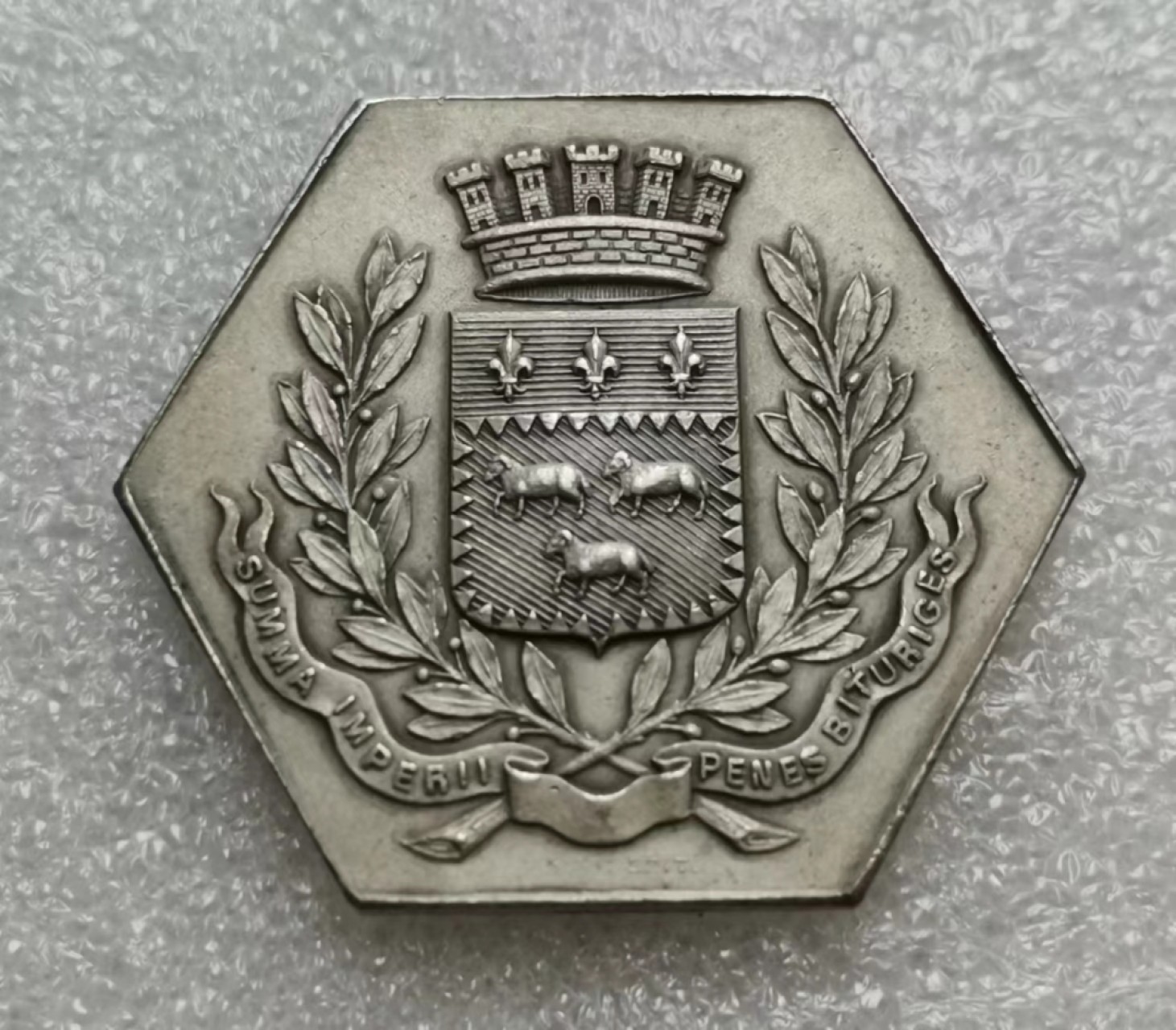 瓶子🏺第47期拍卖会 法国1900年左右证券交易所JETON六角银章