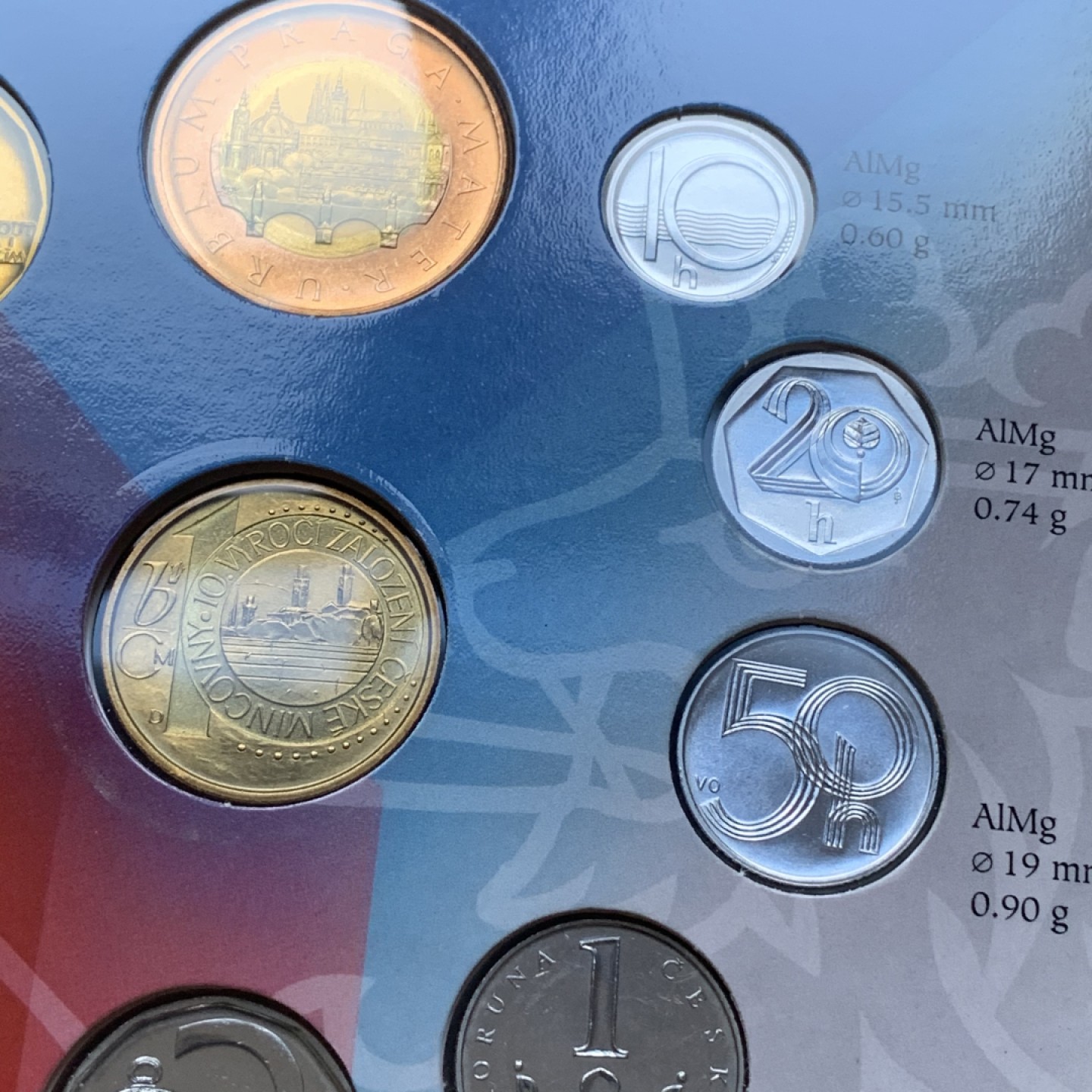 《竞宝斋》第74场-套币裸币专场 本周日，周一，周四.3场连拍（全场不限金额包邮） 卡装 捷克斯洛伐克 2003年 十枚套 封装套币