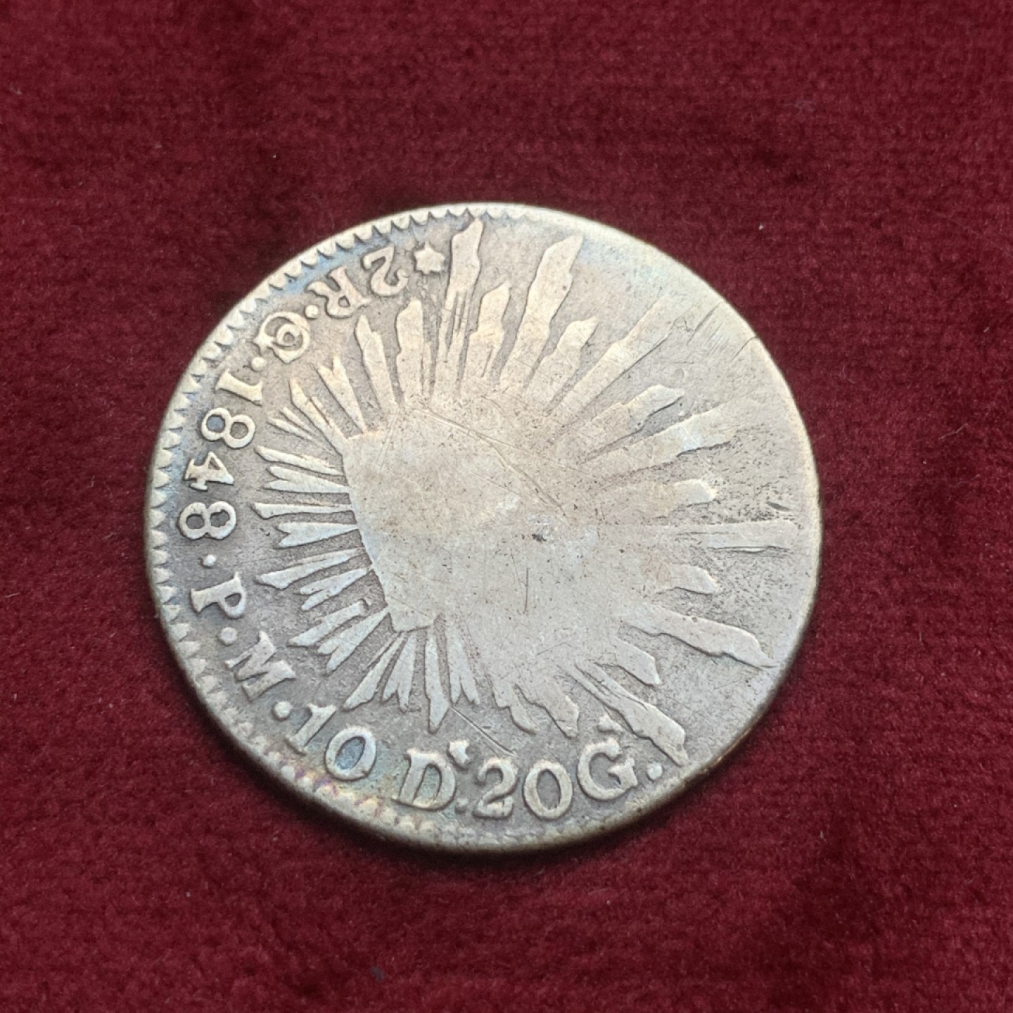 《竞宝斋》第74场-套币裸币专场 本周日，周一，周四.3场连拍（全场不限金额包邮） 墨西哥1848年Go厂 鹰洋小毫 2R银币 鹰洋的辅币都非常少见 