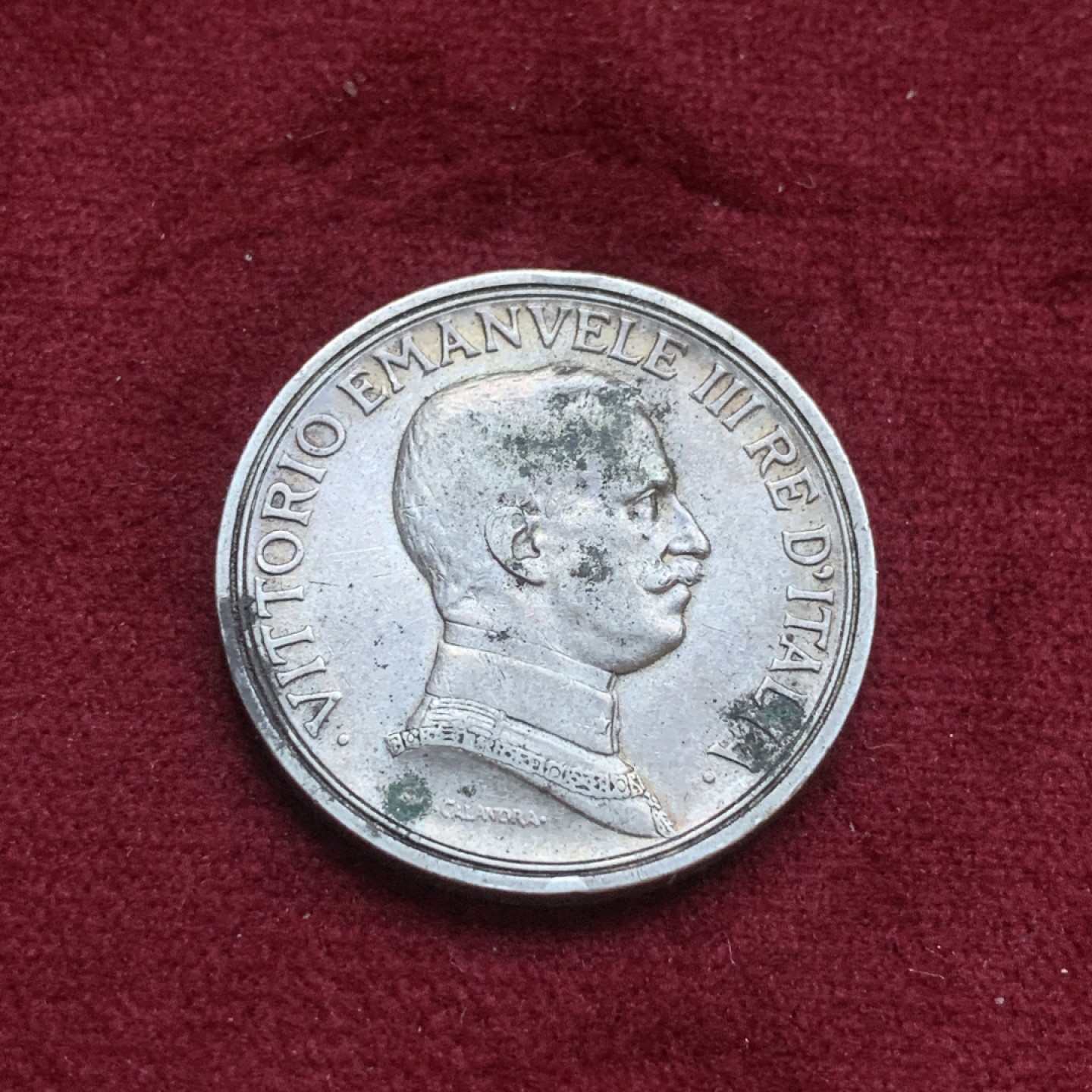 《竞宝斋》第74场-套币裸币专场 本周日，周一，周四.3场连拍（全场不限金额包邮） 原味 好品 意大利 1914年 2里拉 马车 银币