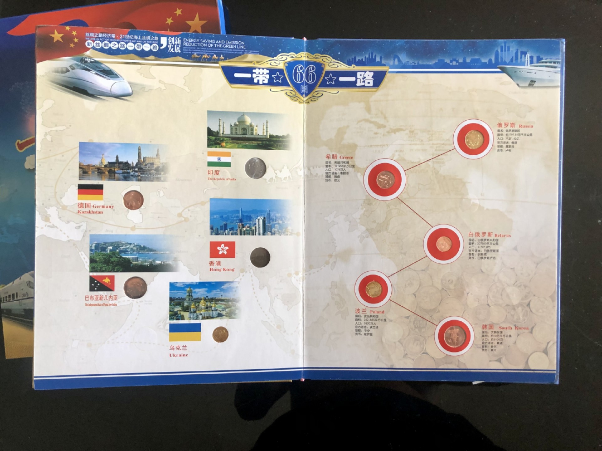 北极狼藏苑社-第25期 1035-一带一路沿线66国钱币邮票集锦