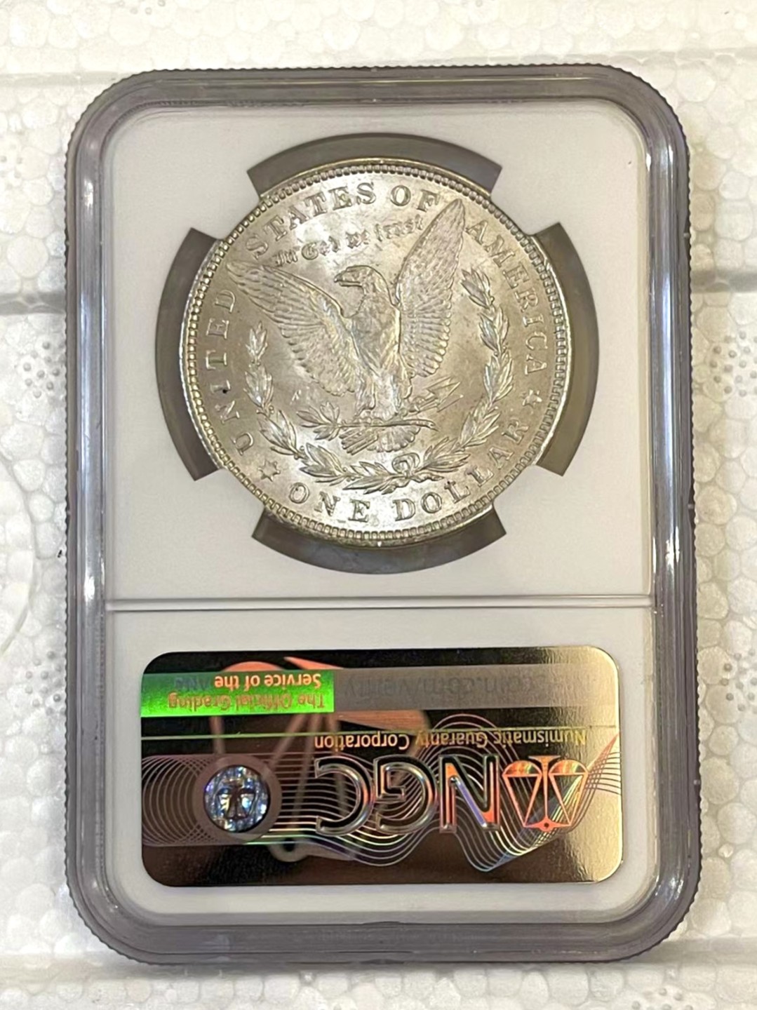 【麦克币章收藏】拍卖第二期 美国1921年摩根大银币，NGC MS62