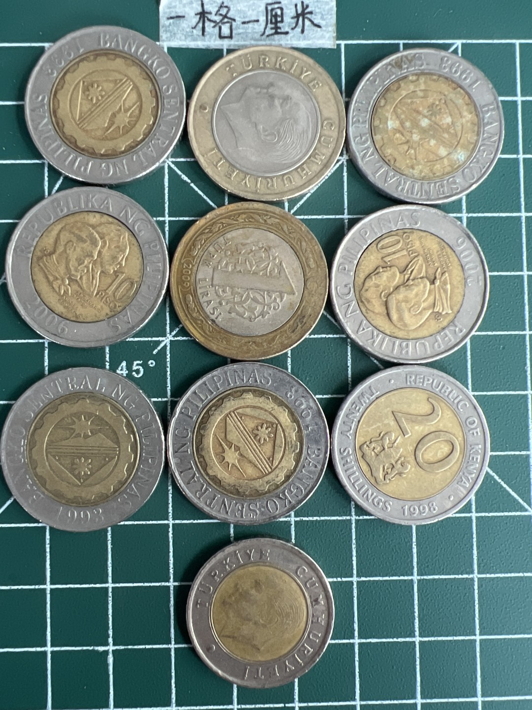 泡泡堂第二十五期   世界硬币专场（全场20包邮，偏远地区除外） 各种双色币十个