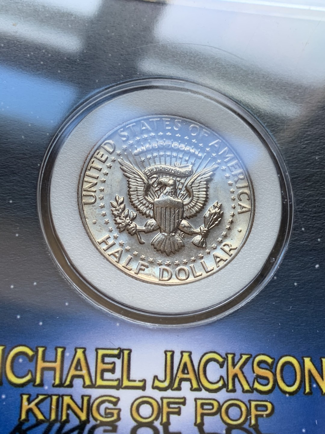 《竞宝斋》第74场-套币裸币专场 本周日，周一，周四.3场连拍（全场不限金额包邮） 3套 美国 迈克杰克逊纪念 1981年 肯尼迪半圆 彩色 镍币