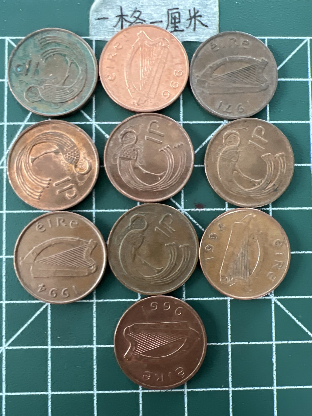 泡泡堂第二十七期   世界硬币纪念章专场（全场20包邮，偏远地区除外） 爱尔兰1P十个