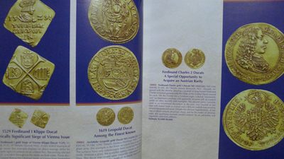 世界钱币章牌书籍专场拍卖11.01 艾瑞克·纽曼收藏钱币拍卖目录III